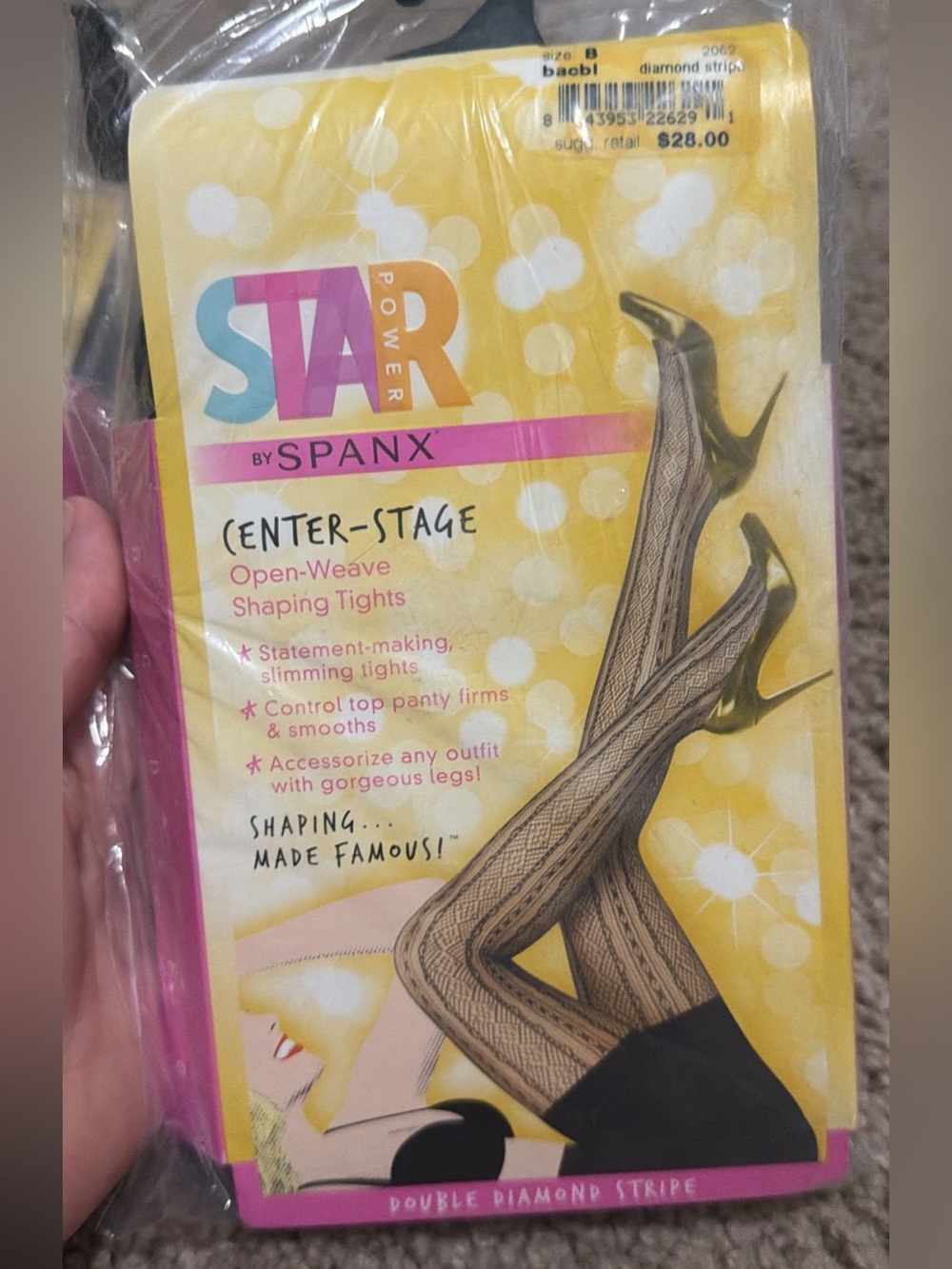 SPANX Open Weave Shaping Tights| Retails $28, Brand New
